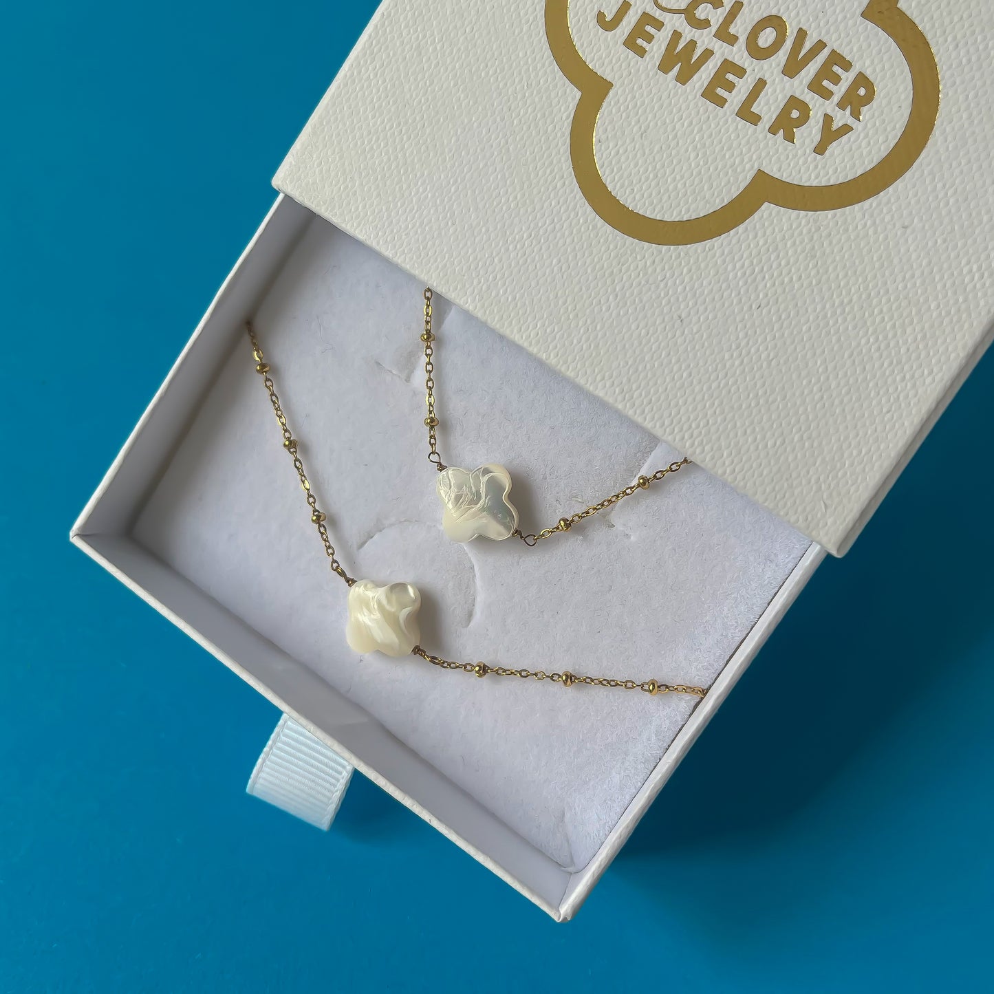 beSUMMER zapestnica CLOVER seashell