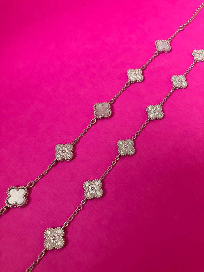 Zapestnica MINI CLOVER silver