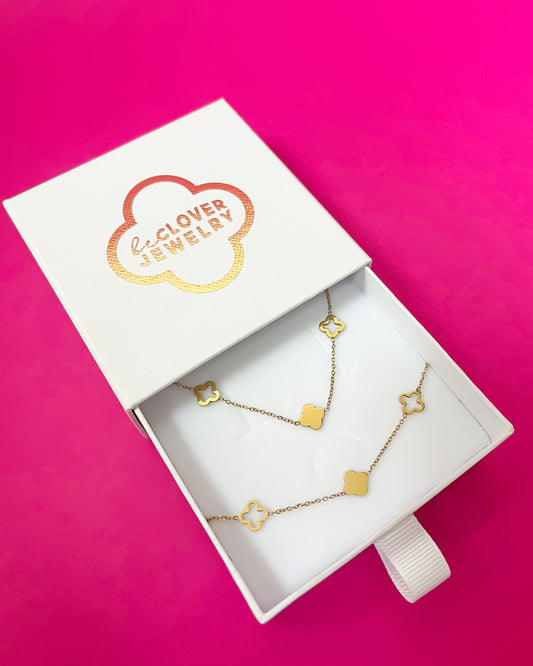 WISH set / Stainless steel bracelet + chain